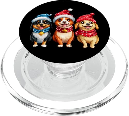 Hunde Weihnachten / Weihnachtsmann Hund PopSockets PopGrip für MagSafe von Christmas Animals