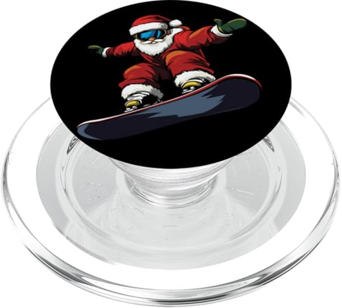 Snowboarder Weihnachten PopSockets PopGrip für MagSafe von Christmas Animals