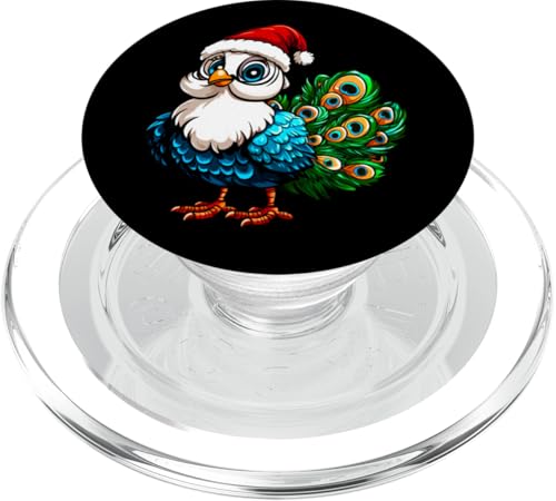 Vogelstrauss Weihnachtsmann / Weihnachten PopSockets PopGrip für MagSafe von Christmas Animals