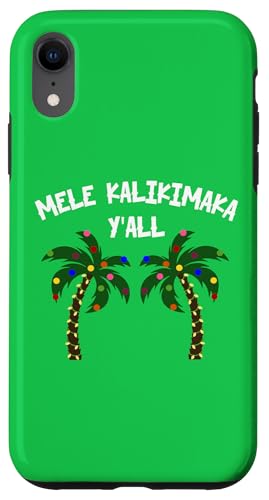 Hülle für iPhone XR Hawaii Weihnachten Mele Kalikimaka Hawaii Palm von Christmas Apparel & Gifts HHWCo.