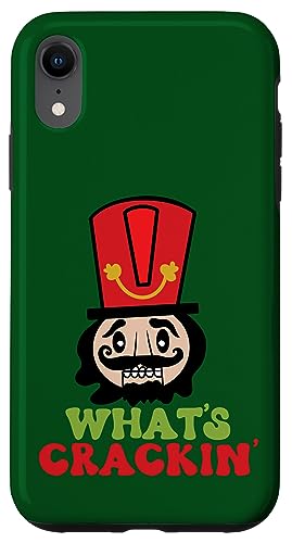 Hülle für iPhone XR What's Crackin' Saying / Christmas Funny Nussknacker Holiday von Christmas Apparel & Gifts HHWCo.