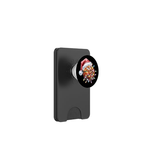 Frohe Weihnachten Basketball Weihnachtsbeleuchtung Xmas Party Weihnachtsmann PopSockets PopWallet für MagSafe von Christmas Eve Santa Xmas Merry Christmas Tree