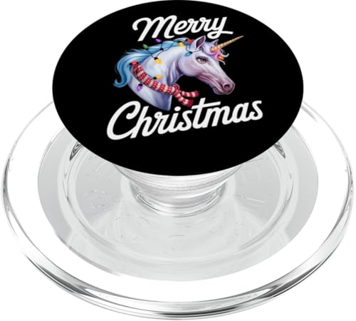 Frohe Weihnachten Einhorn Heiligabend Xmas Party PopSockets PopGrip für MagSafe von Christmas Eve Santa Xmas Merry Christmas Tree