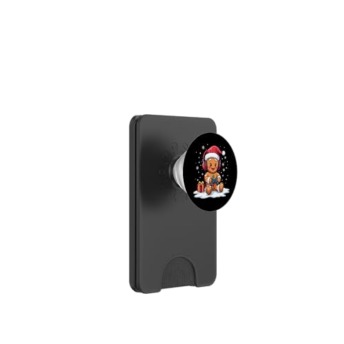 Lustiger Weihnachts-Gamer-Lebkuchen-Xmas Gaming Männer Jungen Kinder PopSockets PopWallet für MagSafe von Christmas Gamer Gingerbread Video Gaming Lover tee