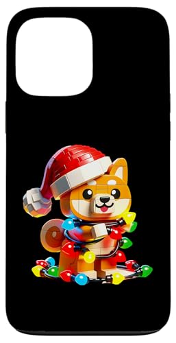 Hülle für iPhone 13 Pro Max Corgi Bausteine Weihnachtsbeleuchtung Hundeliebhaber Kinder von Christmas Holiday Wear