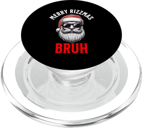 Merry Rizzmas Bruh Rizz Christmas Silly Santa Herren Jungen Jugend PopSockets PopGrip für MagSafe von Christmas Holiday Wear