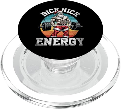 Big Nick Energy Lustiger Weihnachtsmann Weihnachten PopSockets PopGrip für MagSafe von Christmas Holidays Gift Idea Santa Reindeer