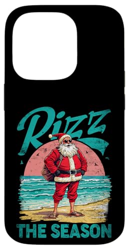 Hülle für iPhone 14 Pro Rizz the Season Lustiger Weihnachtsmann Weihnachten von Christmas Holidays Gift Idea Santa Reindeer