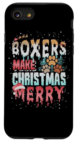 Hülle für iPhone SE (2020) / 7 / 8 Boxer Lover Boxer Make Christmas Merry Fun Christmas von Christmas Humor Fun Holiday Gifts Kanig Designs