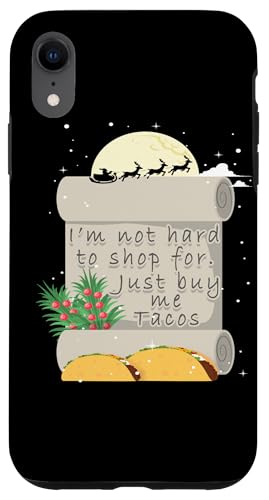 Hülle für iPhone XR Taco Lover nicht schwer zu kaufen kaufen Tacos Weihnachten von Christmas Humor Fun Holiday Gifts Kanig Designs