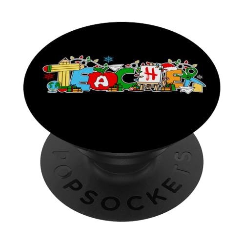 Christmas Cute Groovy Christmas Christmas Christmas PopSockets Klebender PopGrip von Christmas Matching Pajamas Xmas