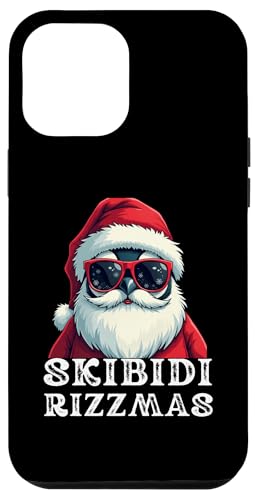 Hülle für iPhone 12 Pro Max Skibidi Rizzmas Merry Christmas Pinguin Santa Claus Funny von Christmas Matching Pajamas Xmas