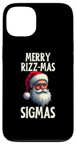 Hülle für iPhone 13 Merry Rizz Mas Sigmas Lustiges Weihnachtsmann-Retro-Weihnachtsfest von Christmas Matching Pajamas Xmas