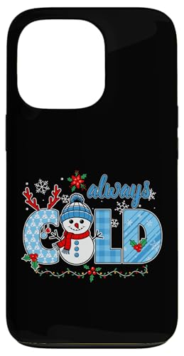 Hülle für iPhone 13 Pro Immer kalter Winter, Schneemann, süßer, fetziger Weihnachtsfeiertag von Christmas Matching Pajamas Xmas