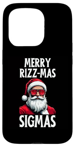 Hülle für iPhone 15 Pro Merry Rizz Mas Sigmas Lustiges Weihnachtsmann-Weihnachtsfest für Kinder von Christmas Matching Pajamas Xmas