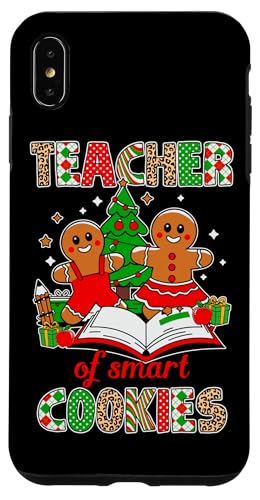 Hülle für iPhone XS Max Teacher of Cookies Smart Christmas Cute Groovy Christmas von Christmas Matching Pajamas Xmas