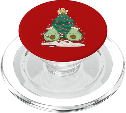 Avocado Weihnachtsbaum Männer Frauen Jungen Mädchen Xmas PopSockets PopGrip für MagSafe von Christmas Men Women Kids Xmas Ajeli