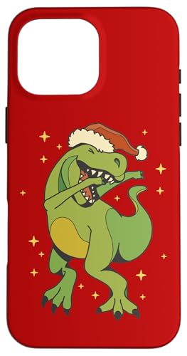 Hülle für iPhone 16 Pro Max Trex T-rex Weihnachten Männer Frauen Jungen Mädchen Xmas von Christmas Men Women Kids Xmas Ajeli