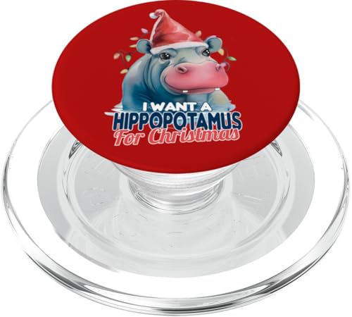 Nilpferd Nilpferd Weihnachten Männer Frauen Jungen Mädchen Xmas PopSockets PopGrip für MagSafe von Christmas Men Women Kids Xmas Ajelis