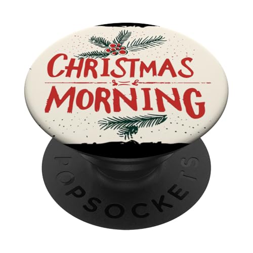 Fröhlichen Weihnachtsmorgen PopSockets mit austauschbarem PopGrip von Christmas Morning Outfit