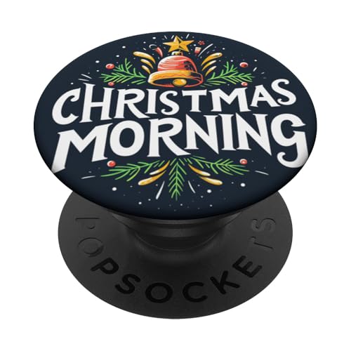 Weihnachtsmorgen mit coolem, festlichem Glocken-Kostüm PopSockets mit austauschbarem PopGrip von Christmas Morning Outfit