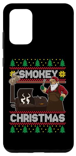 Hülle für Galaxy S20+ BBQ Weihnachtsmann Grillen Braten auf Smoker Hässlich Smokey Weihnachten von Christmas Santa BBQ Smoker Apparel