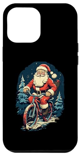 Hülle für iPhone 12 Pro Max Weihnachtsmann Reiten Fahrrad Radfahren Lustig Weihnachten Jungen Mädchen Kinder von Christmas Santa's Sporting Style