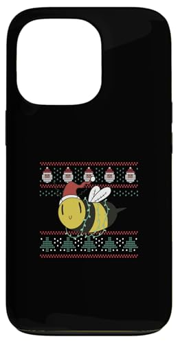 Hülle für iPhone 13 Pro Weihnachtsbiene mit Lichterkette Hässlicher Weihnachtsbienenliebhaber von Christmas Season Bee Gifts for Bee Lover