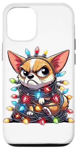 Hülle für iPhone 14 Christmas Lights Chihuahua Chihuahuas von Christmas Season Holiday Gifts