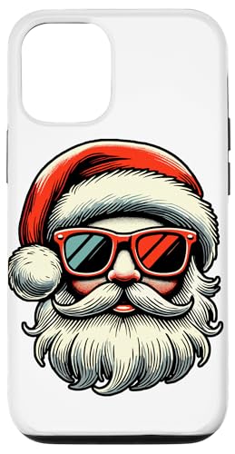 Hülle für iPhone 15 Weihnachtlicher Weihnachtsmann Hut Coole Sonnenbrille von Christmas Season Holiday Gifts