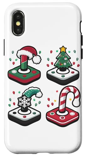 Hülle für iPhone X/XS Christmas Joystick Controller Video Gamer Gaming Games von Christmas Season Holiday Gifts