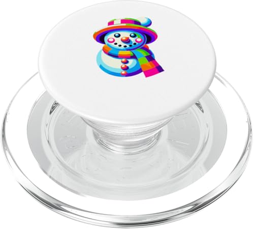 Weihnachts-Schneemann Weihnachtszeit PopSockets PopGrip für MagSafe von Christmas Season Holiday Lover Gifts