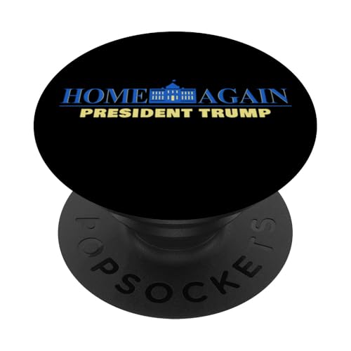 Home Again – President Trump USA Funny Graphic PopSockets Klebender PopGrip von Christmas Trump Santa Funny Quote Humor & Graphics