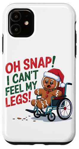 Hülle für iPhone 11 Lustiger Handicap-Witz Lebkuchen Weihnachten für die Weihnachtszeit von Christmas Wheelchair Costume