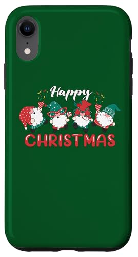 Hülle für iPhone XR Feiernde Wichtel, Weihnachten, Happy Christmas von Christmas by Content Design Studio