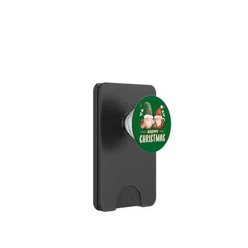 Weihnachtsmann Wichtel, Happy Christmas PopSockets PopWallet für MagSafe von Christmas by Content Design Studio