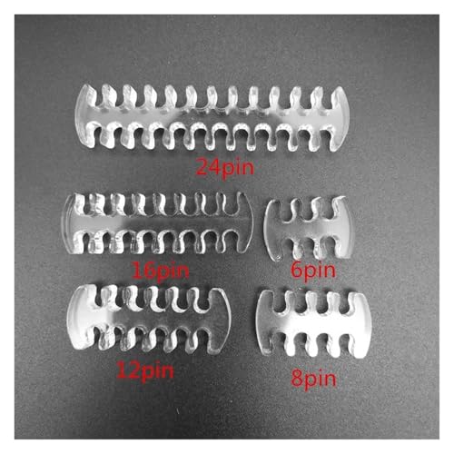 ChunLK Fabrikpreis 24-poliger 12-poliger 16-poliger 8-poliger transparenter Acrylkamm for 6-polige 8-polige 24-polige Kabel, 3 Stück(12pin Comb) von ChunLK