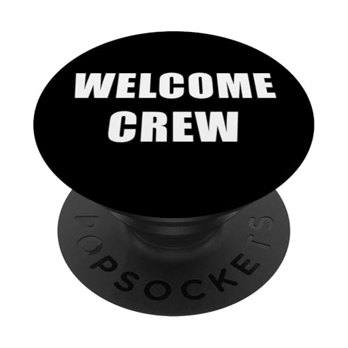 Welcome Crew – Christian Faith Church & Events Staff Uniform PopSockets mit austauschbarem PopGrip von Church Ministry Uniforms & Christian Staff