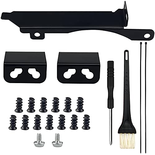 22Pcs Fan Mount Rack PCI Slot Halterung Lüfter 9cm 12cm Computer Heizkörper Ständer Halter DIY Support Tool Mit Pinsel und Schraubendreher für Grafikkarte Grafikkarte von CiShow