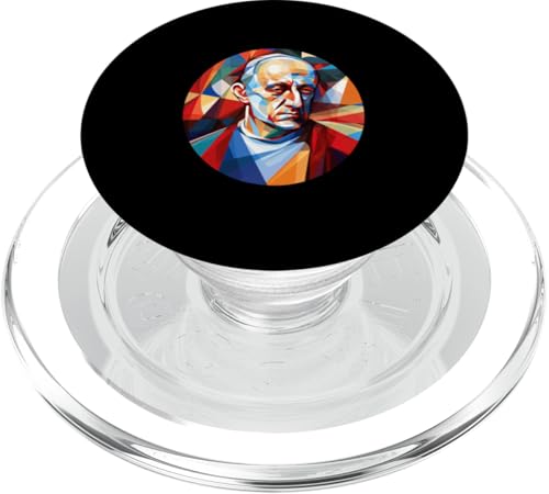 Cicero Kubismus PopSockets PopGrip für MagSafe Cicero Kubismus PopSockets PopGrip für MagSafe von Cicero Philosophy Art Style Designs