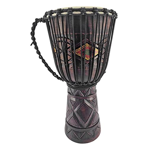 Große Trommel Djembe Darbuka Bongo Premium Rasta Style Sehr guter Klang 60cm U6 von Ciffre