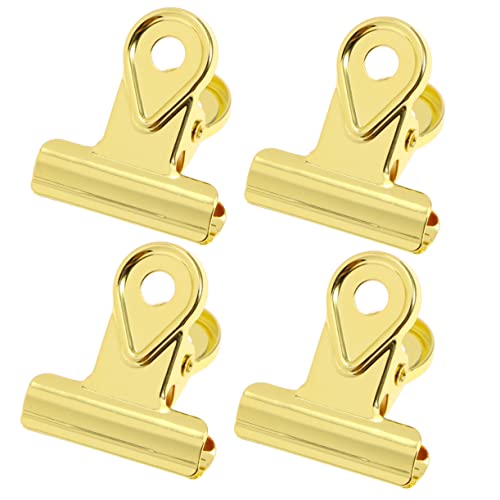 Ciieeo Clip 20st Klammern Für Lebensmittelverpackungen Clips Große Bindeklammern Strapazierfähiger Binder Dateiordner Eingefärbt Mini-Ordner Kupferklammer Kupferclip Schwer Foldback-Clips von Ciieeo