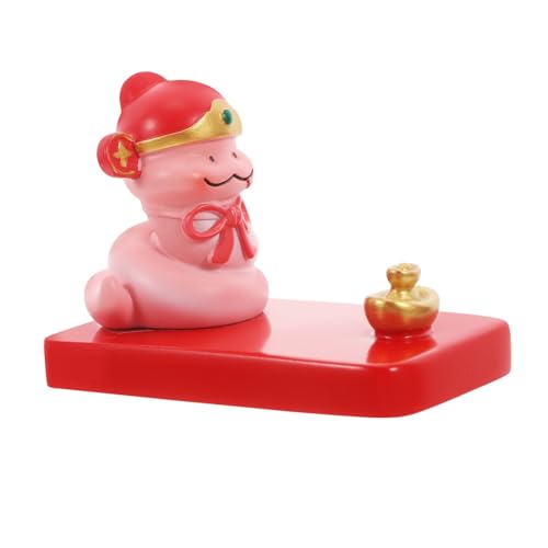 Ciieeo Schlangen Handy Ständer Cartoon Tier Handy Ständer Handy Halter Dekoration Universell Lustige Schlangen Statue Aus Kunstharz Schreibtisch Ornament von Ciieeo