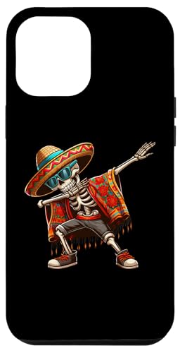 Hülle für iPhone 15 Plus Dabbing Skeleton Sombrero Poncho Cinco De Mayo Mexikanisch Lustig von Cinco De Mayo Dabbing Ideas