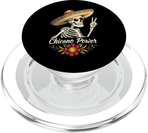 Vintage Chicano - Cinco de Mayo & Día de los Muertos PopSockets PopGrip für MagSafe von Cinco de Mayo Festivals & Latino Heritage Designs