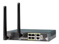 Cisco C819 Generation 2 Integrated Service Router (HSPA+, R7-W/SMS/GPS, 4-Port, 4-polig, 2x RJ45, mini-USB) von Cisco