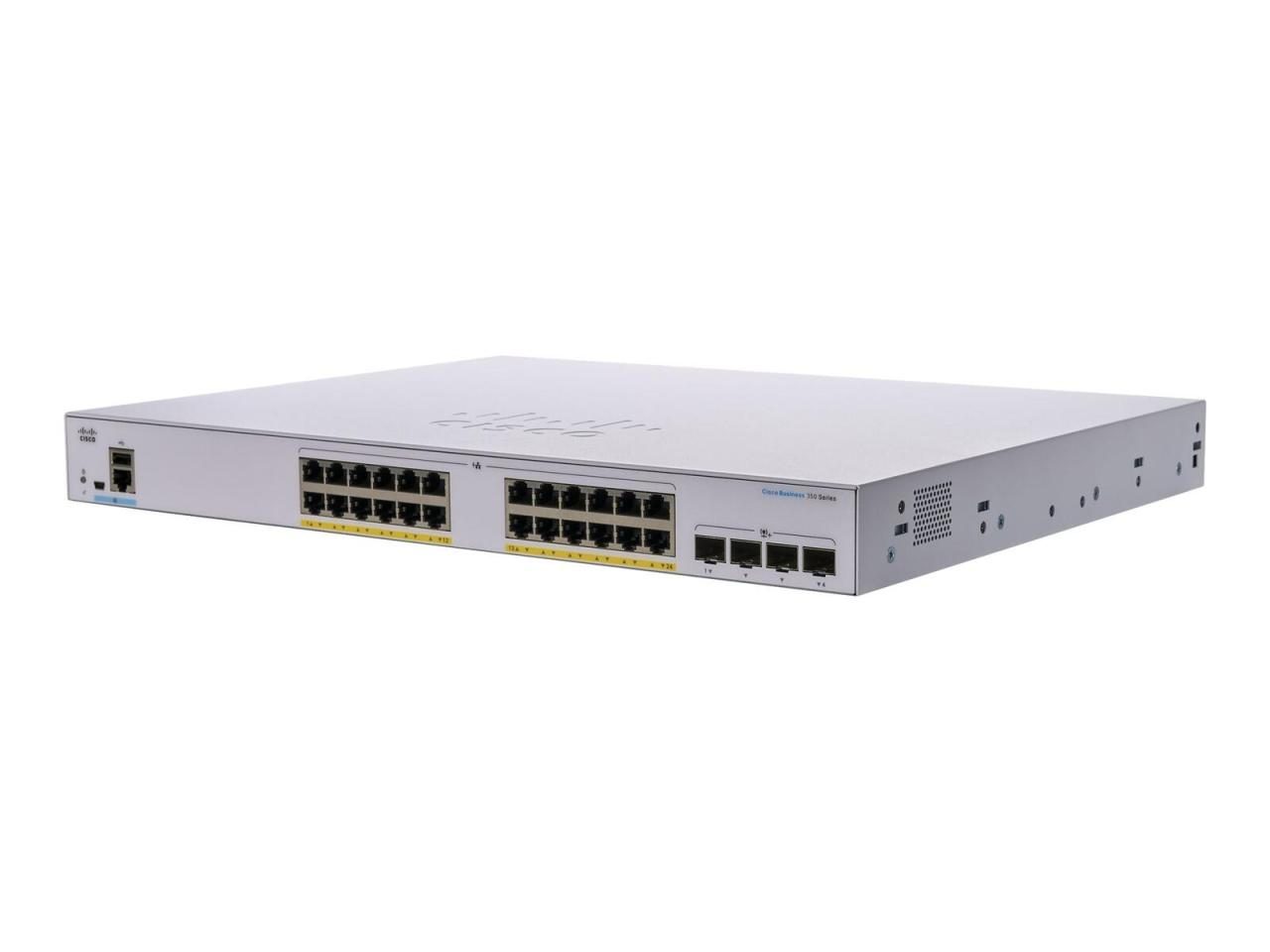 Cisco Switch Business 350-Series 28-Port 1/10GbE 370W PoE managed von Cisco