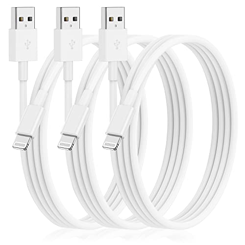 3er-Pack für 【Apple MFi-zertifiziert】 iPhone-Ladekabel 2M für iPhone14 Pro Max, Apple Lightning-zu-USB-Kabel für iPhone 14 Pro/iPhone 13/12 / 11Pro / Mini/Plus/iPhone SE von Citelect