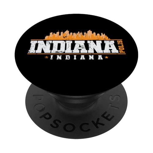 Indianapolis Indiana City in den USA PopSockets Klebender PopGrip von City State America USA Country Diversity