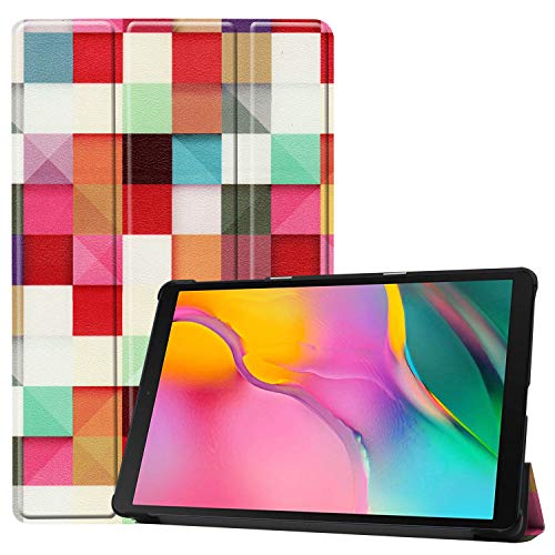 Hülle für Samsung Galaxy Tab A 10.1 2019 T510/ T515, Ultra Dünn mit Standfunktion Slim PU Leder Smart Cover Auto Wach schlafen Schutzhülle für Samsung Galaxy Tab A T510/ T515 (CL-04) von Claelach